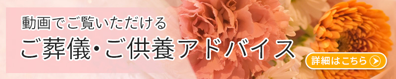 動画でわかるご葬儀・ご供養アドバイス